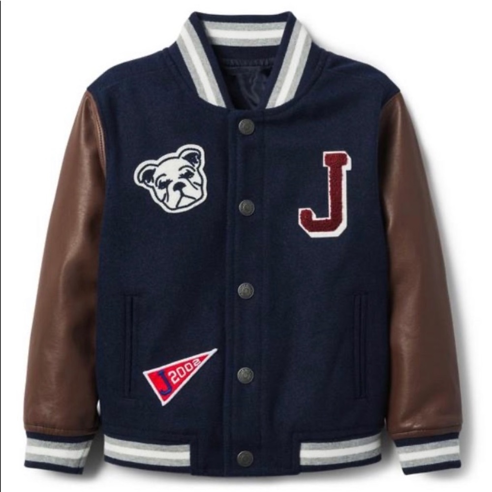 Wool Varsity Letterman Jacket